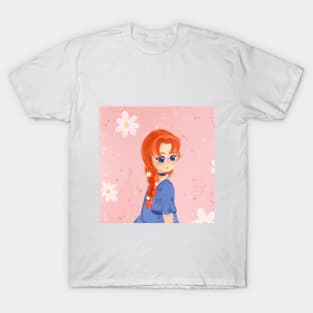 Jilooo, a girl in daisy garden T-Shirt